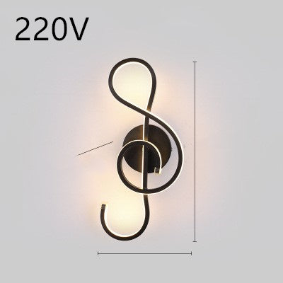 led wall lamp nordic minimalist bedroom bedside lamp - LED-Wandlampe im nordischen Minimalstil – Schlafzimmerlampe für das Bett