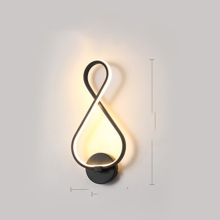 led wall lamp nordic minimalist bedroom bedside lamp - LED-Wandlampe im nordischen Minimalstil – Schlafzimmerlampe für das Bett