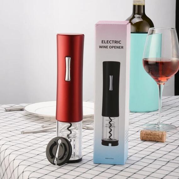 Electric Wine Opener Automatic Electric Wine Bottle Corkscrew Opener With Foil Cutter Wine Bottle Opener Kit - Elektrischer Weinöffner – Automatischer Korkenzieher mit Folienschneider, Weinöffner-Set
