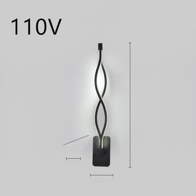 led wall lamp nordic minimalist bedroom bedside lamp - LED-Wandlampe im nordischen Minimalstil – Schlafzimmerlampe für das Bett