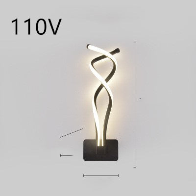 led wall lamp nordic minimalist bedroom bedside lamp - LED-Wandlampe im nordischen Minimalstil – Schlafzimmerlampe für das Bett