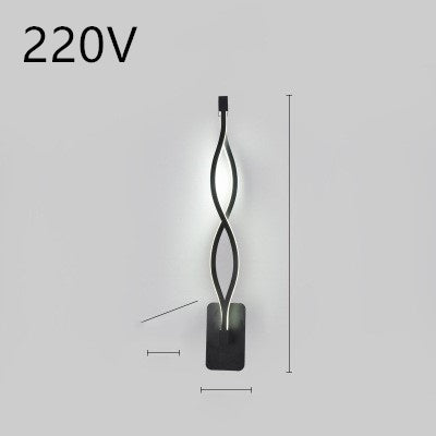led wall lamp nordic minimalist bedroom bedside lamp - LED-Wandlampe im nordischen Minimalstil – Schlafzimmerlampe für das Bett