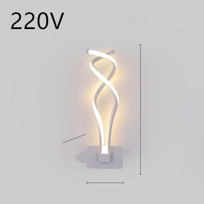 led wall lamp nordic minimalist bedroom bedside lamp - LED-Wandlampe im nordischen Minimalstil – Schlafzimmerlampe für das Bett