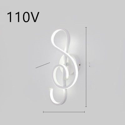led wall lamp nordic minimalist bedroom bedside lamp - LED-Wandlampe im nordischen Minimalstil – Schlafzimmerlampe für das Bett