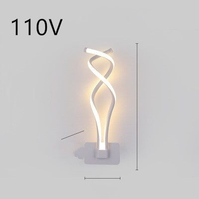 led wall lamp nordic minimalist bedroom bedside lamp - LED-Wandlampe im nordischen Minimalstil – Schlafzimmerlampe für das Bett