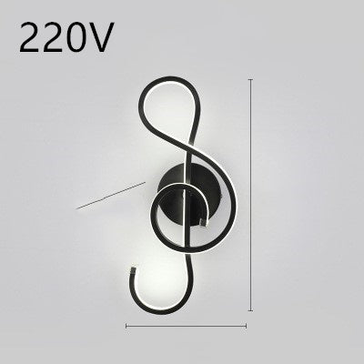 led wall lamp nordic minimalist bedroom bedside lamp - LED-Wandlampe im nordischen Minimalstil – Schlafzimmerlampe für das Bett