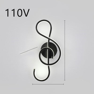led wall lamp nordic minimalist bedroom bedside lamp - LED-Wandlampe im nordischen Minimalstil – Schlafzimmerlampe für das Bett