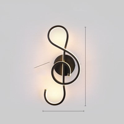 led wall lamp nordic minimalist bedroom bedside lamp - LED-Wandlampe im nordischen Minimalstil – Schlafzimmerlampe für das Bett