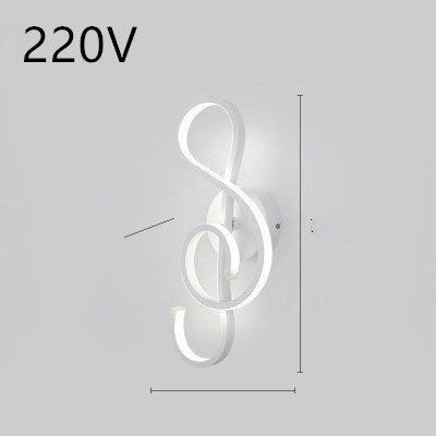 led wall lamp nordic minimalist bedroom bedside lamp - LED-Wandlampe im nordischen Minimalstil – Schlafzimmerlampe für das Bett