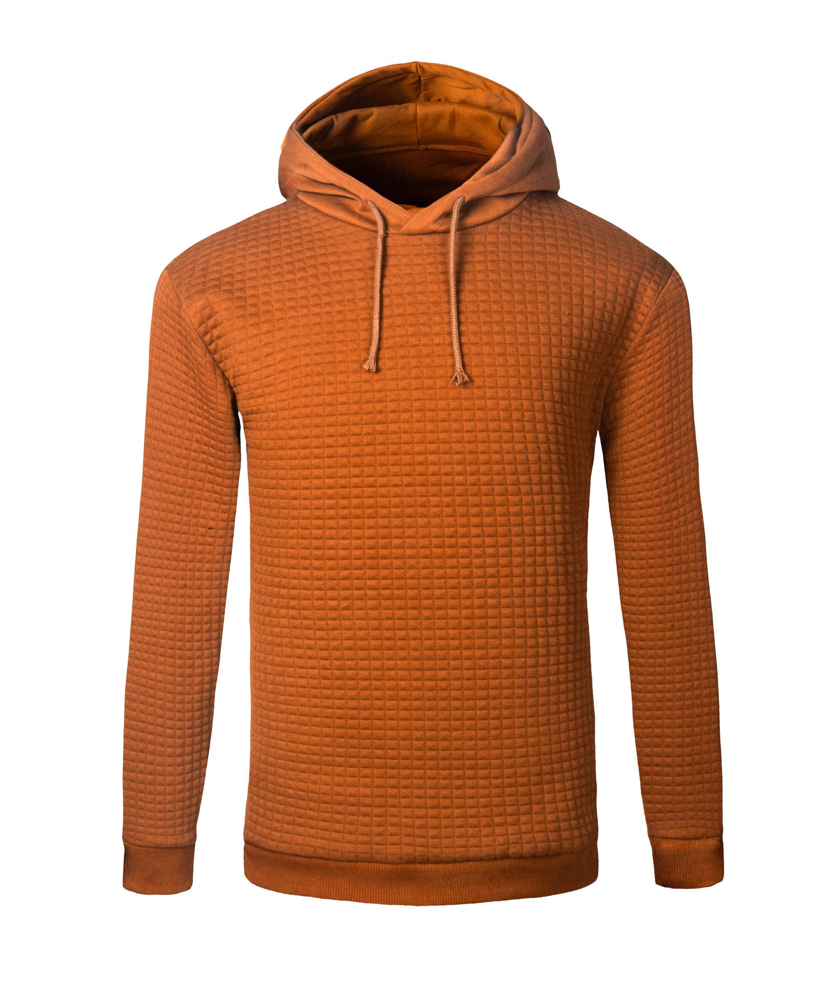 Men's Jacquard Sweater Long-sleeved Hoodie Warm Color Hooded Sweatshirt Jacket - Herren-Jacquardpullover mit Kapuze – Langärmeliges Sweatshirt in warmen Farben
