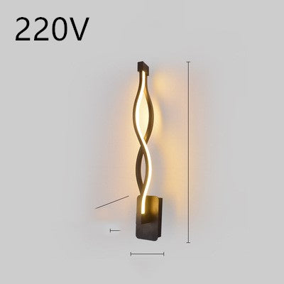 led wall lamp nordic minimalist bedroom bedside lamp - LED-Wandlampe im nordischen Minimalstil – Schlafzimmerlampe für das Bett