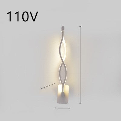 led wall lamp nordic minimalist bedroom bedside lamp - LED-Wandlampe im nordischen Minimalstil – Schlafzimmerlampe für das Bett