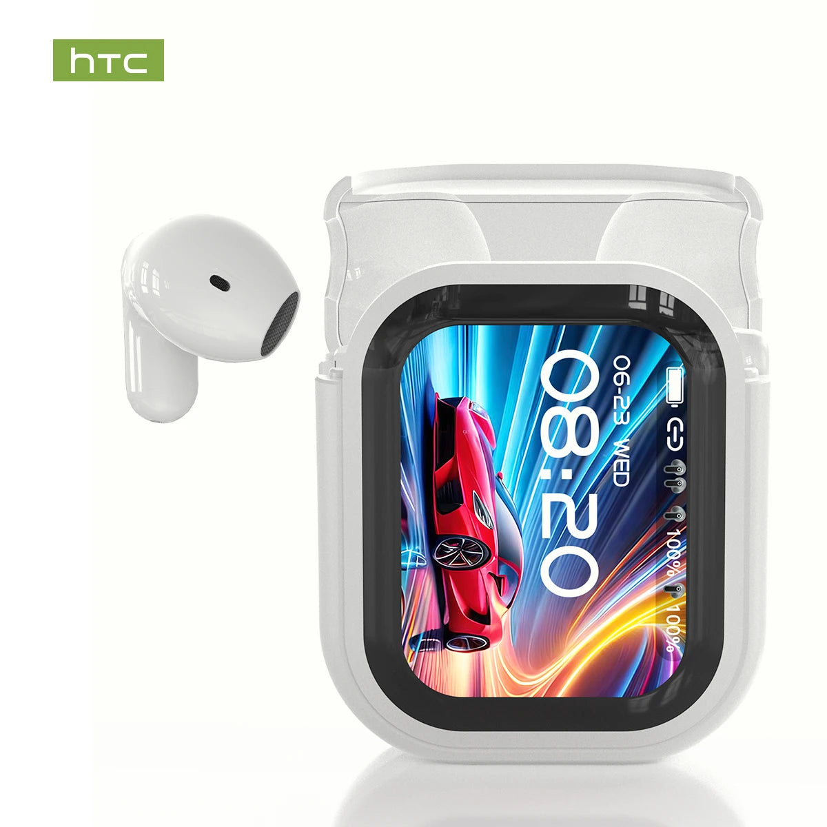Translator HTC NE20 New Bluetooth 6.0 Wireless Headphones Kopfhörer Translation Earphones IPX4 Waterproof Rating Long Battery Life