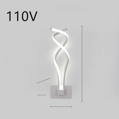 led wall lamp nordic minimalist bedroom bedside lamp - LED-Wandlampe im nordischen Minimalstil – Schlafzimmerlampe für das Bett