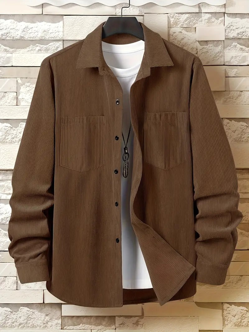 Fashion Spring Button Jacket Coat For Men - Modische Herrenjacke mit Knöpfen – Übergangsjacke für den Frühling