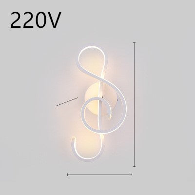 led wall lamp nordic minimalist bedroom bedside lamp - LED-Wandlampe im nordischen Minimalstil – Schlafzimmerlampe für das Bett
