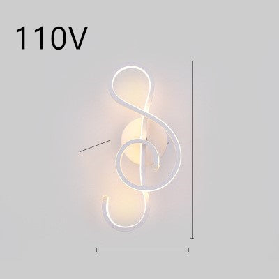 led wall lamp nordic minimalist bedroom bedside lamp - LED-Wandlampe im nordischen Minimalstil – Schlafzimmerlampe für das Bett
