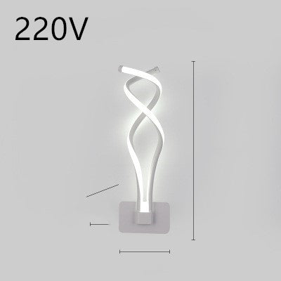 led wall lamp nordic minimalist bedroom bedside lamp - LED-Wandlampe im nordischen Minimalstil – Schlafzimmerlampe für das Bett