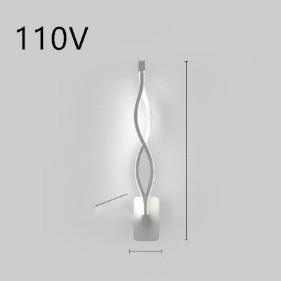 led wall lamp nordic minimalist bedroom bedside lamp - LED-Wandlampe im nordischen Minimalstil – Schlafzimmerlampe für das Bett
