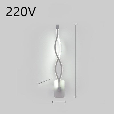 led wall lamp nordic minimalist bedroom bedside lamp - LED-Wandlampe im nordischen Minimalstil – Schlafzimmerlampe für das Bett