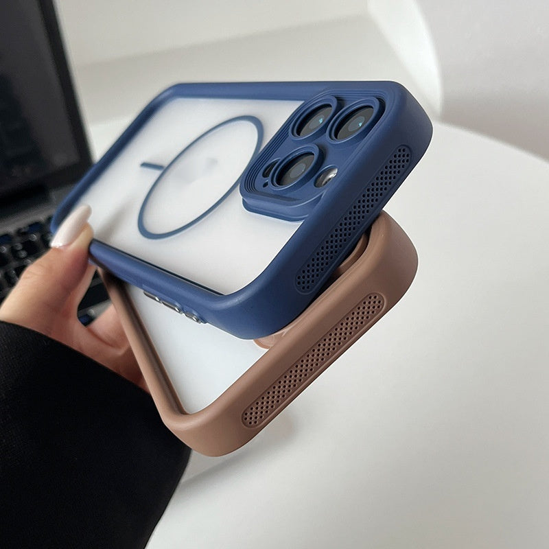 Geeignet für Modell 17 – Mattierte Magnetische Handyhülle mit Hautfreundlicher, Weicher Oberfläche