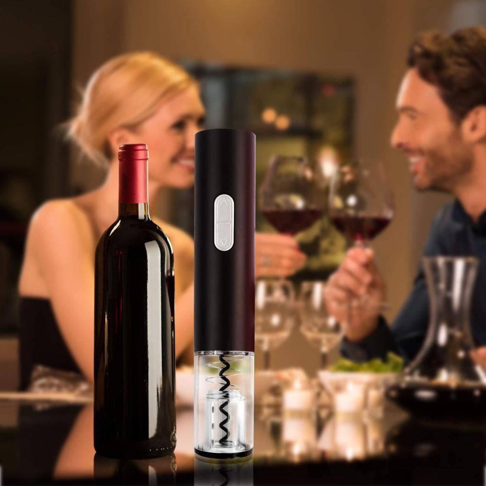 Electric Wine Opener Automatic Electric Wine Bottle Corkscrew Opener With Foil Cutter Wine Bottle Opener Kit - Elektrischer Weinöffner – Automatischer Korkenzieher mit Folienschneider, Weinöffner-Set