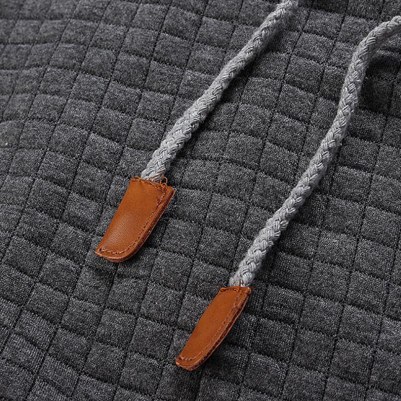 Men's Jacquard Sweater Long-sleeved Hoodie Warm Color Hooded Sweatshirt Jacket - Herren-Jacquardpullover mit Kapuze – Langärmeliges Sweatshirt in warmen Farben