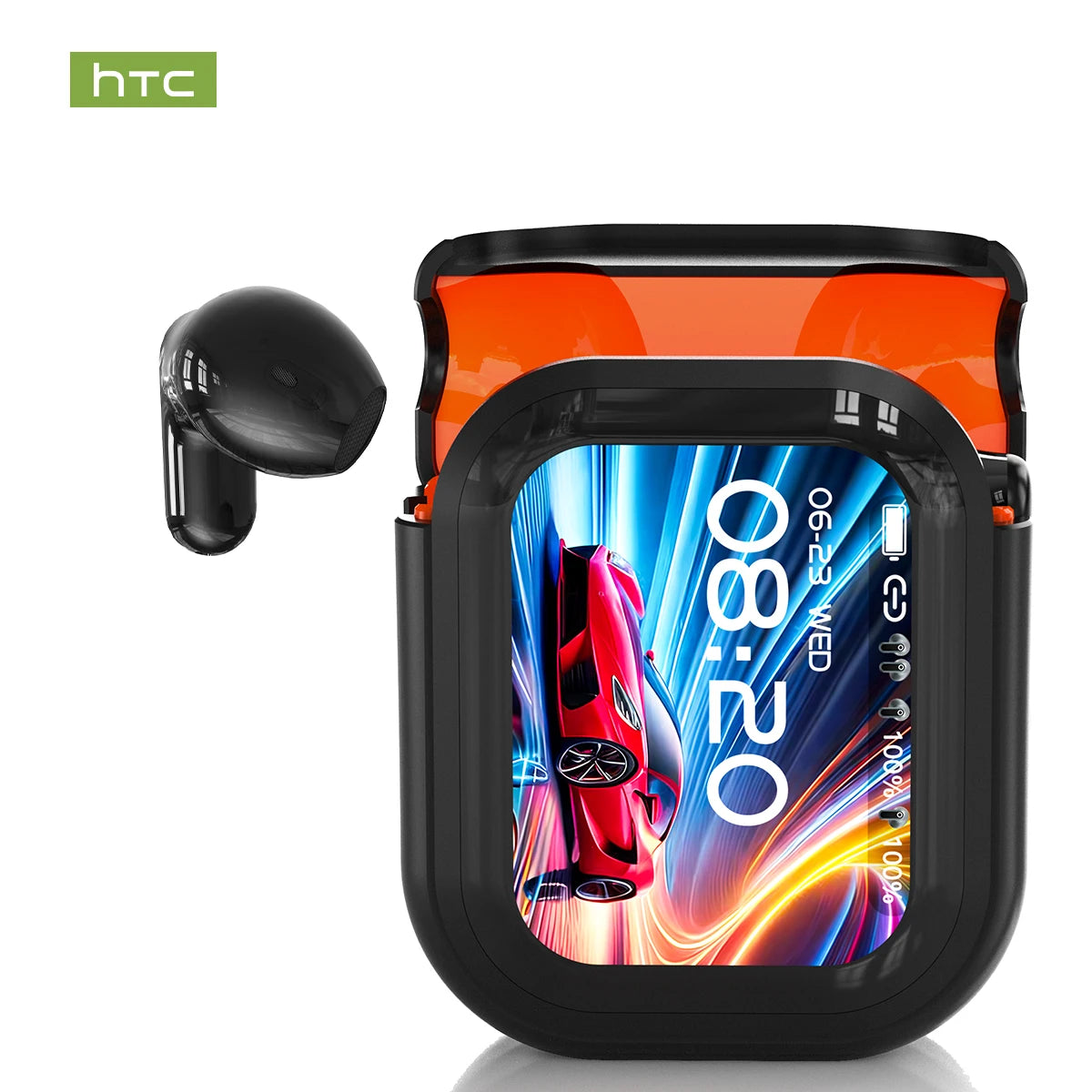 Translator HTC NE20 New Bluetooth 6.0 Wireless Headphones Kopfhörer Translation Earphones IPX4 Waterproof Rating Long Battery Life