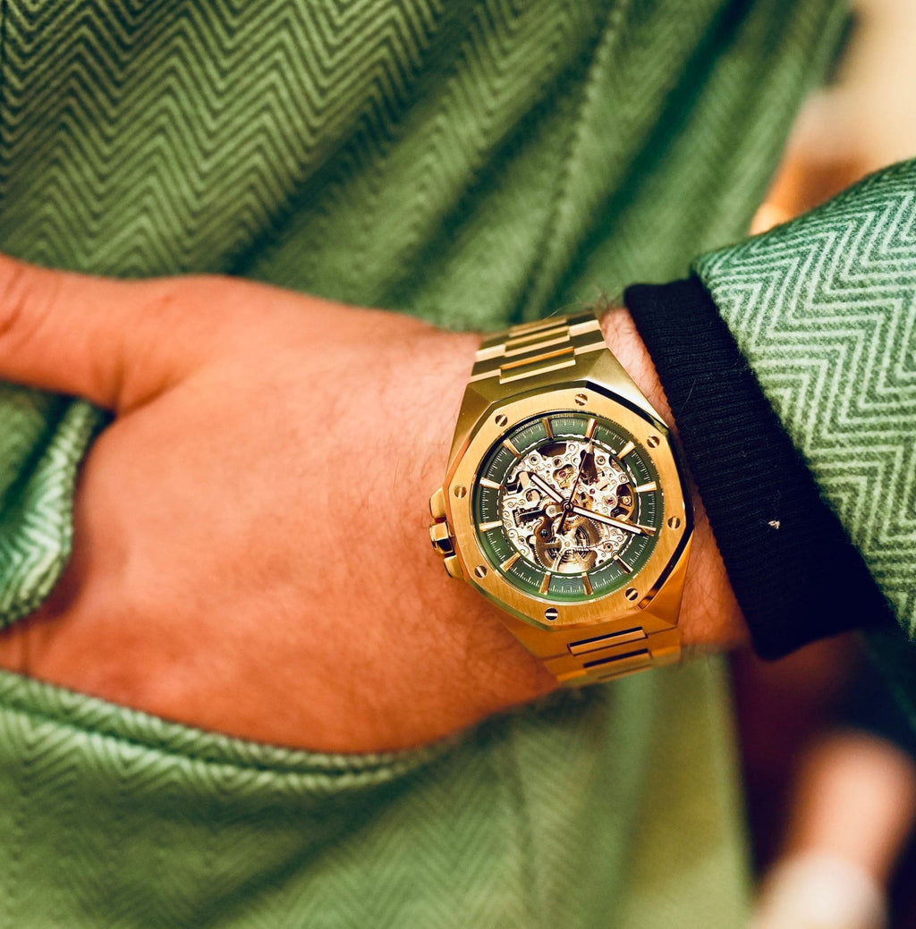 Herrenuhr Space Mission Green 8