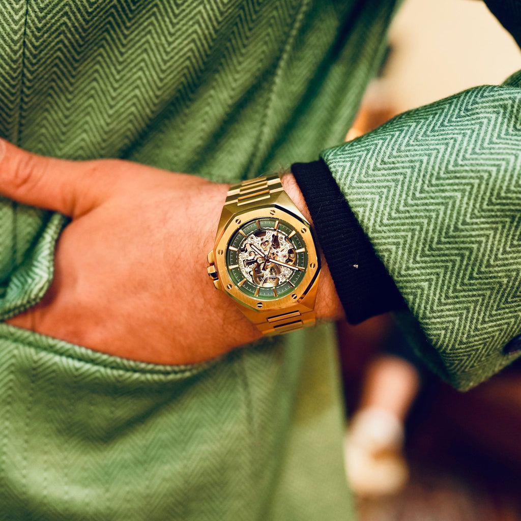 Herrenuhr Space Mission Green 8