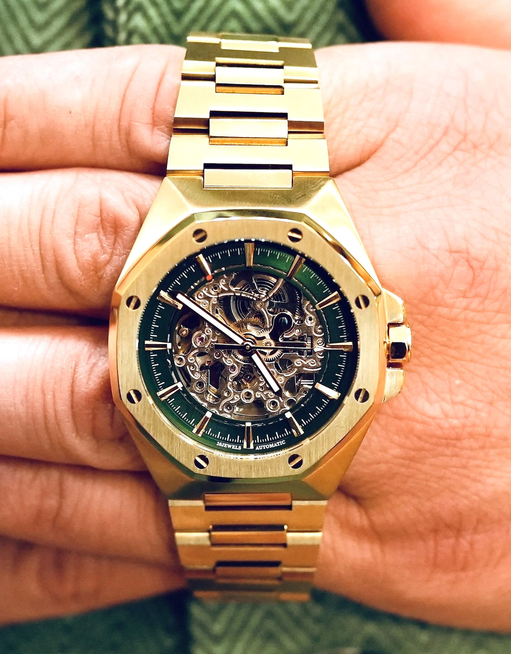 Herrenuhr Space Mission Green 8