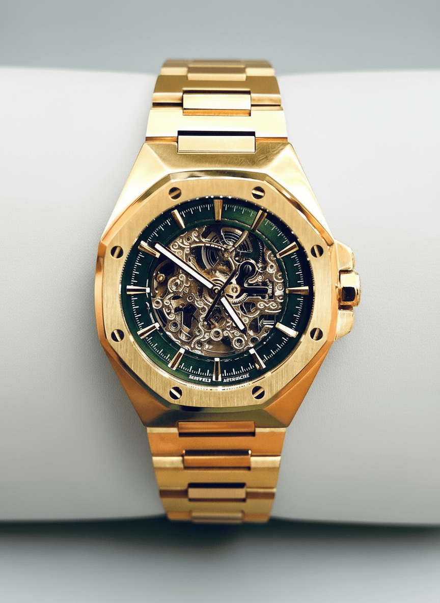 Herrenuhr Space Mission Green 8